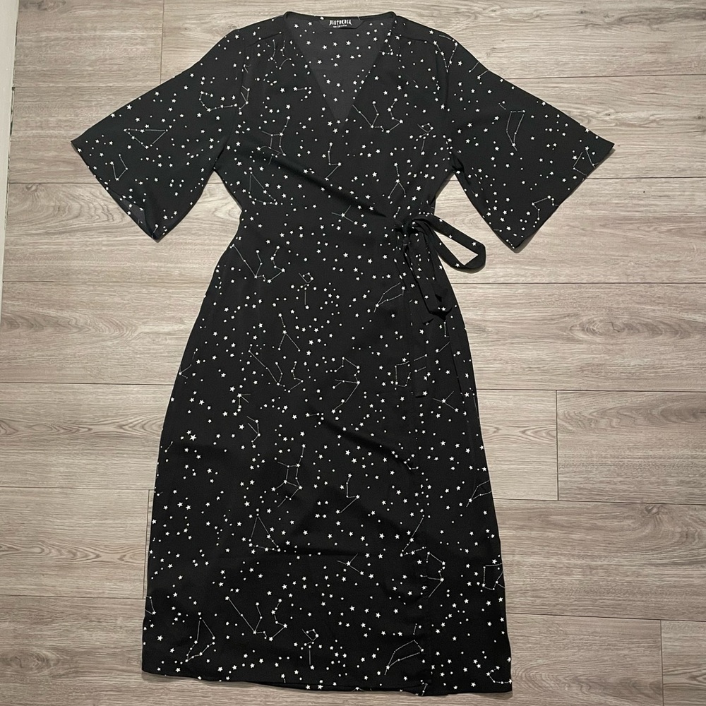 Disturbia Celestial Kimono Midaxi Dress